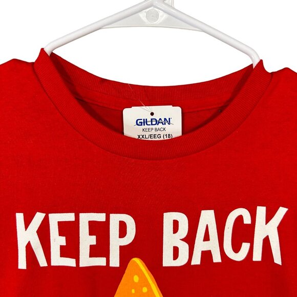 Gildan NWT "Keep Back This is Nacho Business" Funny Tee Boys 2XL (18) - Picture 2 of 8